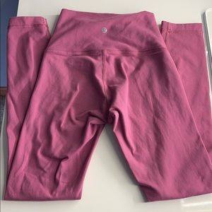Lululemon Wunder Under Hot Pink Leggings